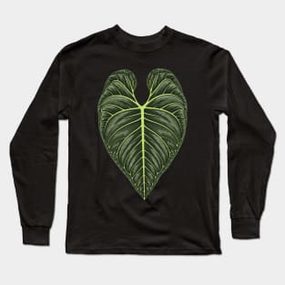 Anthurium Regale Big Leaf Long Sleeve T-Shirt